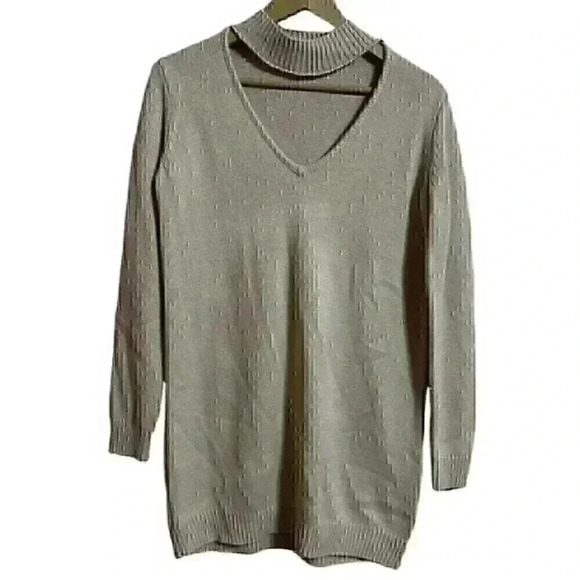 Tobi Dress Women’s Small Oatmeal Super Soft Cut Out Sweater - Picture 1 of 7
